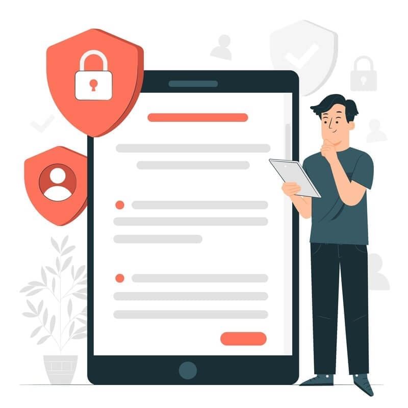 Data security requirements in rental management software
