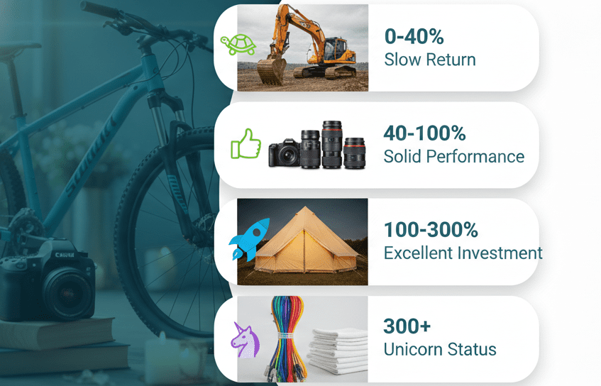 Infographic showing how to interpret your rental ROI score