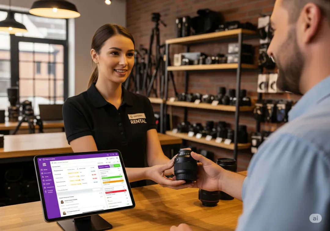 POS system for rental business increasing revenue dashboard