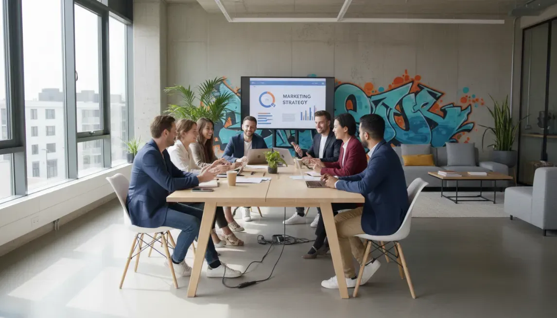 Power bank rental marketing strategy planning session