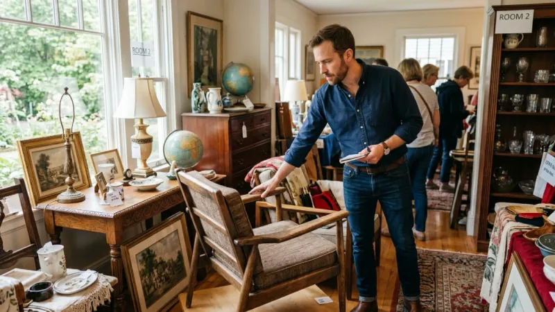 Buying wedding rental inventory featuring chairs, tables, and decorations