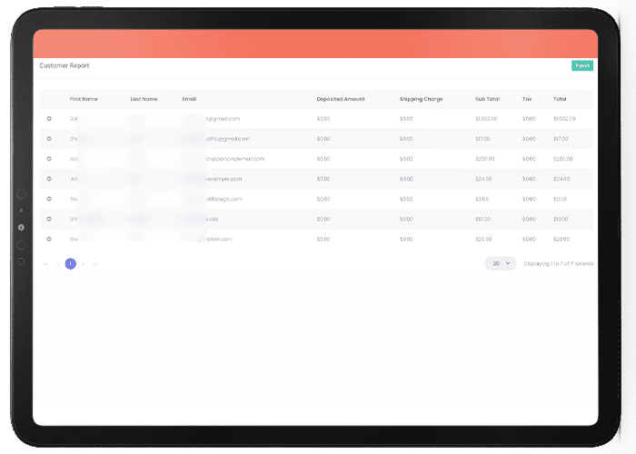 RentMy real-time reports dashboard for rental business operations