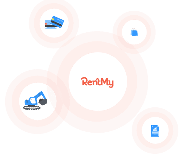 Essential construction rental functions handled by RentMy